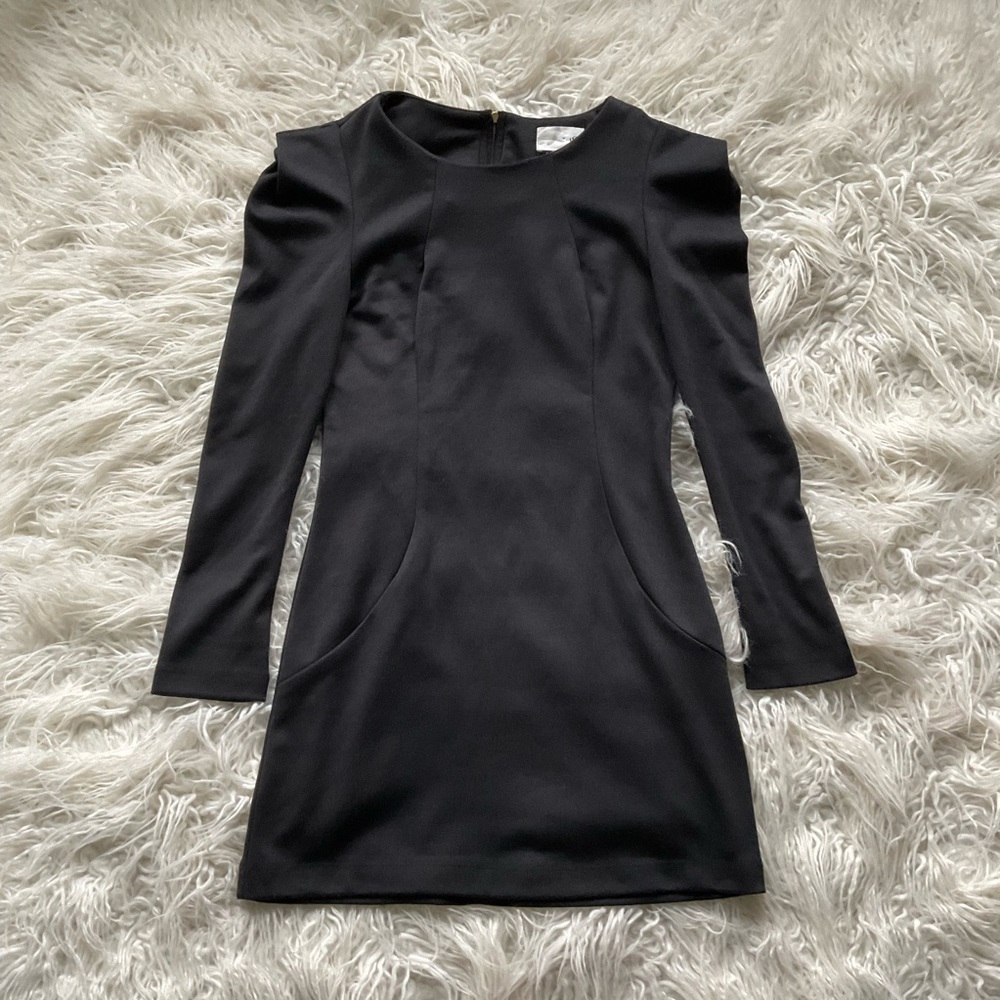 d.RA Black Long Sleeve Sheath Dress